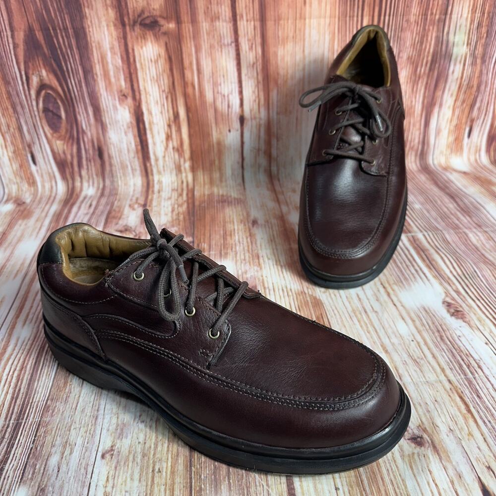 Red Wing 8637 Mens Size 11 D Brown Leather Slip Resistant EH Oxford Work Shoes